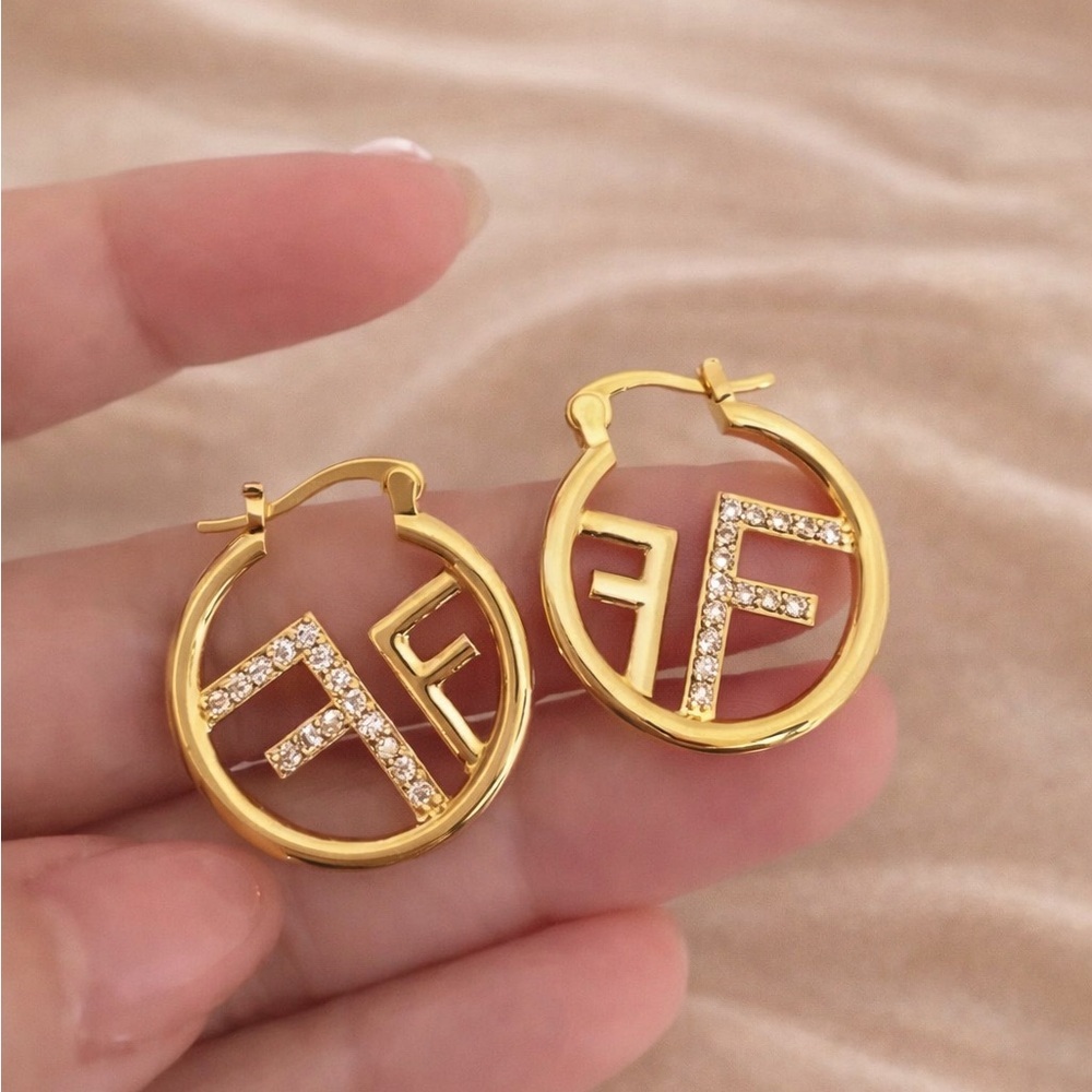Luxury Gold Hoop Earrings